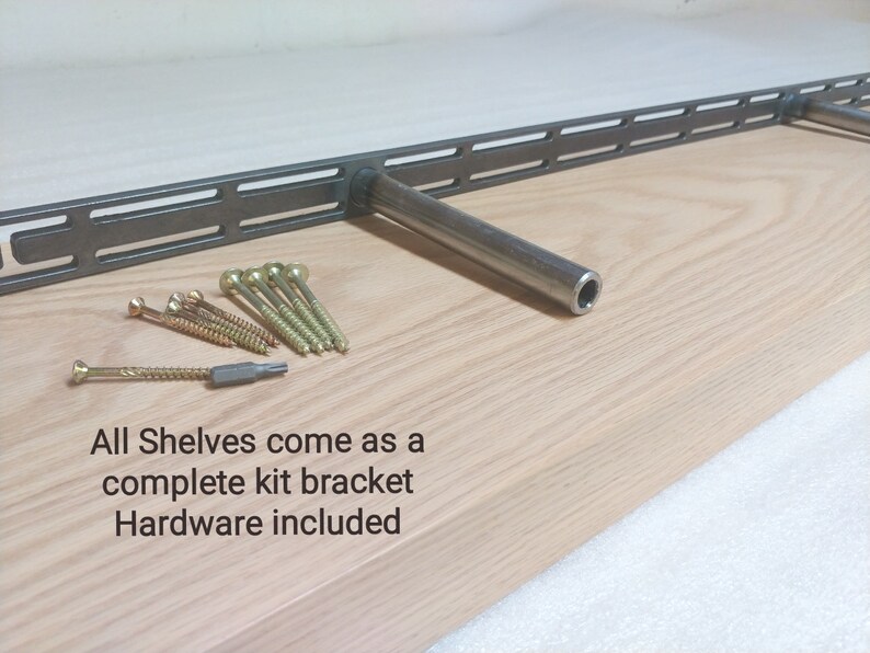 Driftwood Floating Shelf Solid Wood Heavy Duty Hidden Bracket Etsy