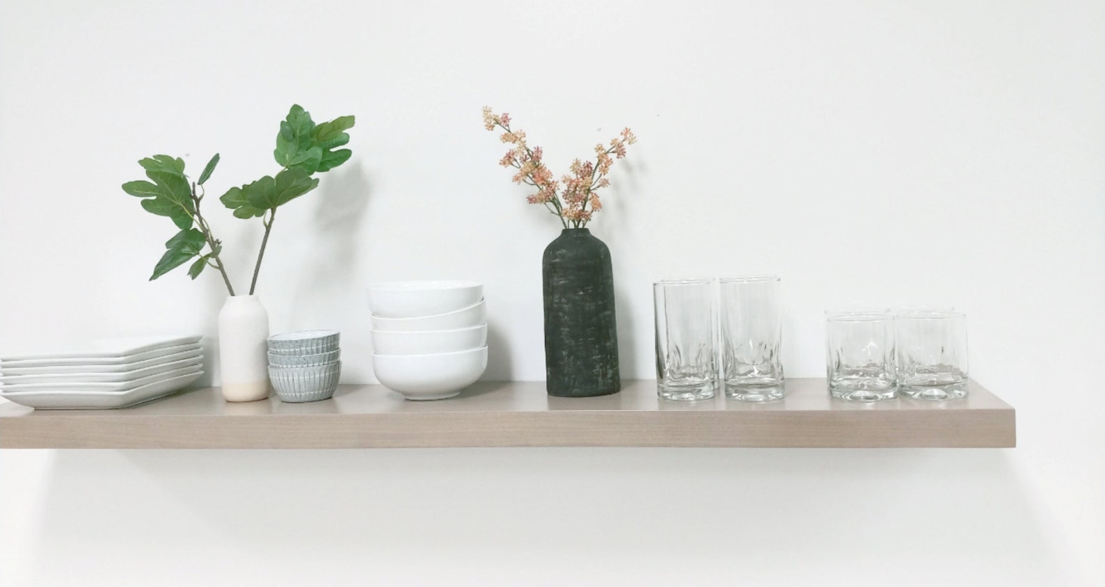 Driftwood Floating Shelf Solid Wood Heavy Duty Hidden Bracket Etsy