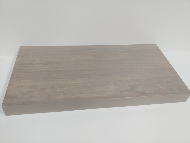 Driftwood Floating Shelf Solid Wood Heavy Duty Hidden Bracket Etsy