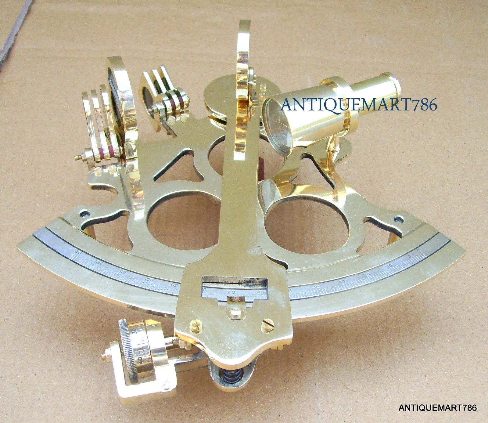 Solid Brass Sextant 4/" Astrolabe Marine Nautical Maritime Gift Ships Instrument