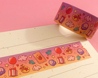 Animal Crossing Washi Tape || New Horizons || Kawaii Stationery || Journaling || Decorative Tape || Video Games || Pink Pastel Aesthetic