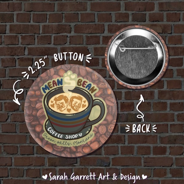 Coffee Bean Buttons Etsy