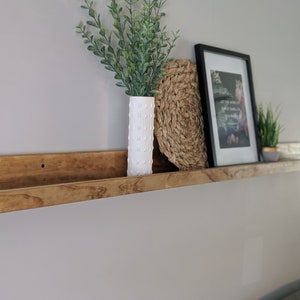 Wooden Ledge Shelf