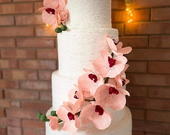 Big Blush Pink Orchid Wedding Pinata