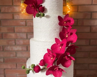 Big Cherry Red Orchid Wedding Pinata