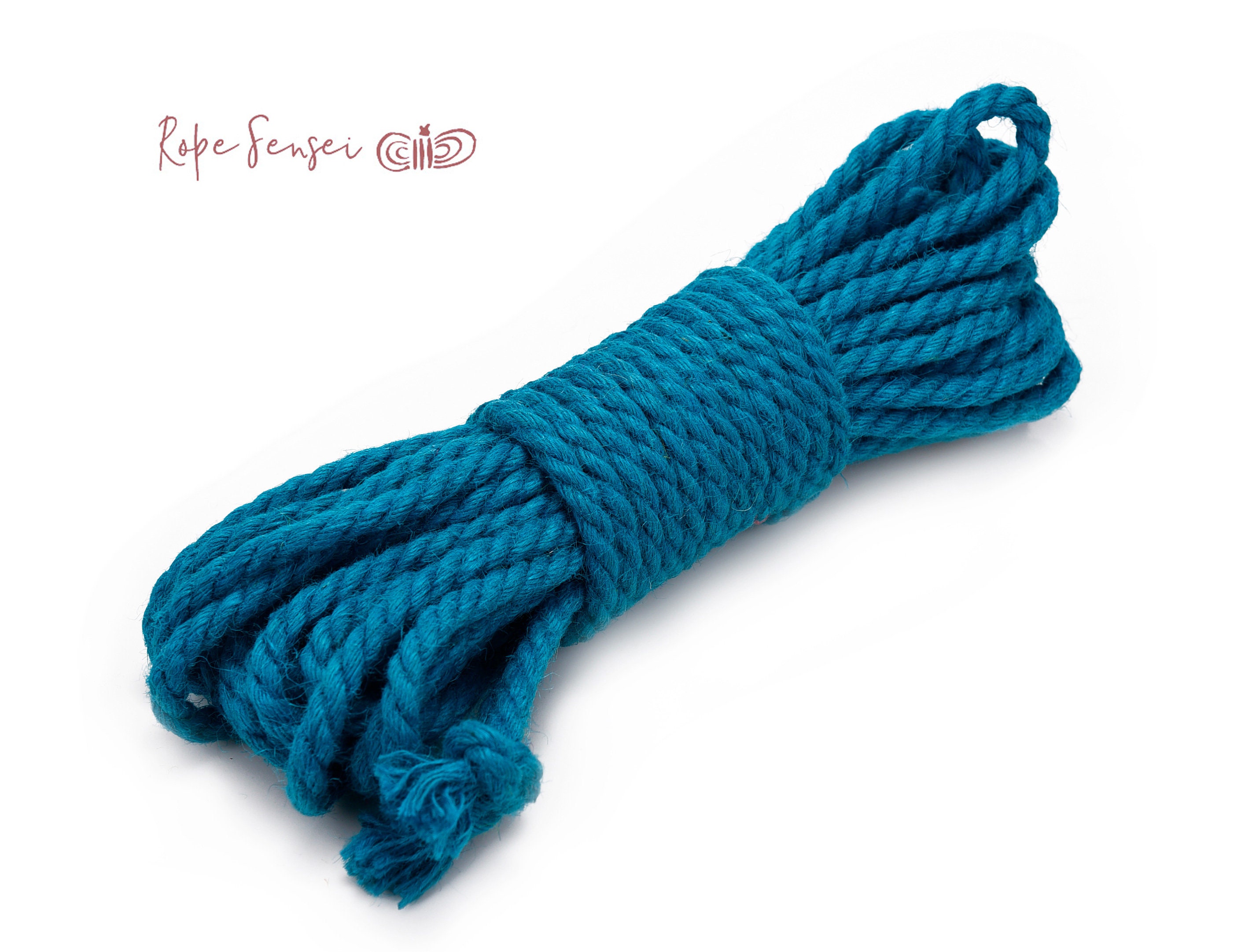 Jute Twisted Shibari Bondage Rope - 6mm - 10 yards / 9 metres / 30 fe…