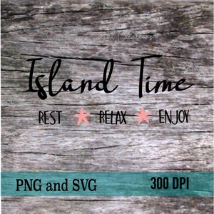 Island Time PNG and SVG