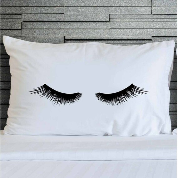 Eyelash Pillowcase Cute Pillowcase Toddler Closed Eyelashes Pillows