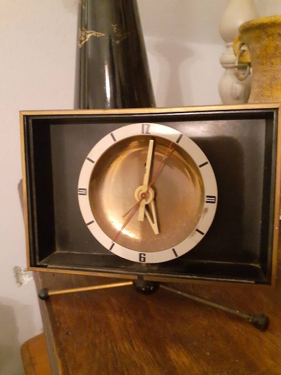 Vintage Atomic Clock Retro Etsy