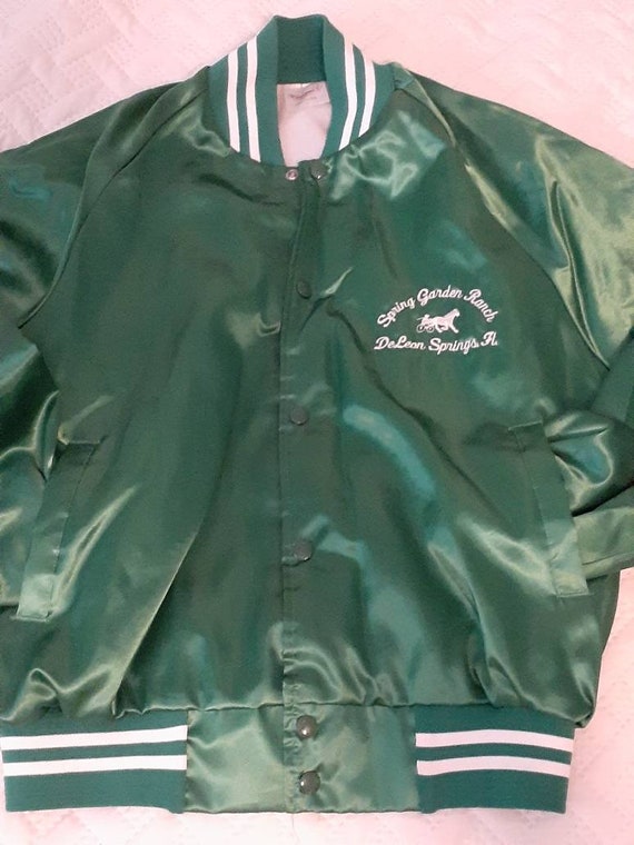 Forest Green Bomber Jacket- Vintage