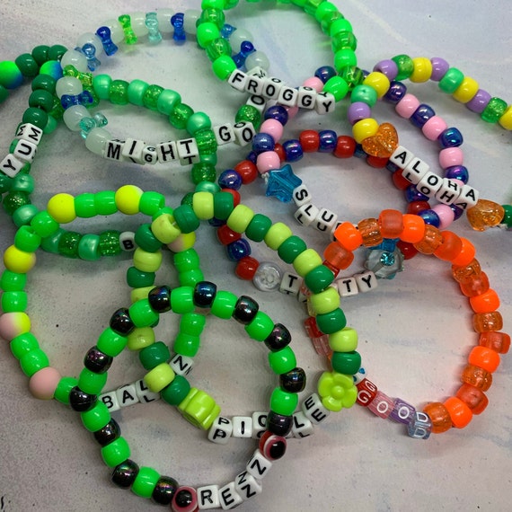 first kandi bracelets ive made!! by notjosefina - Kandi Photos on Kandi  Patterns