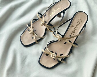 vintage chanel slides