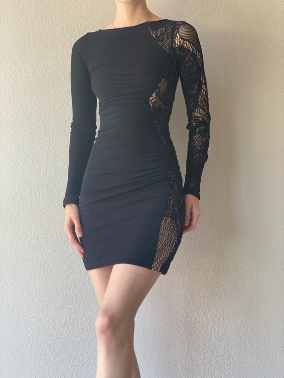 jean paul gaultier black dress