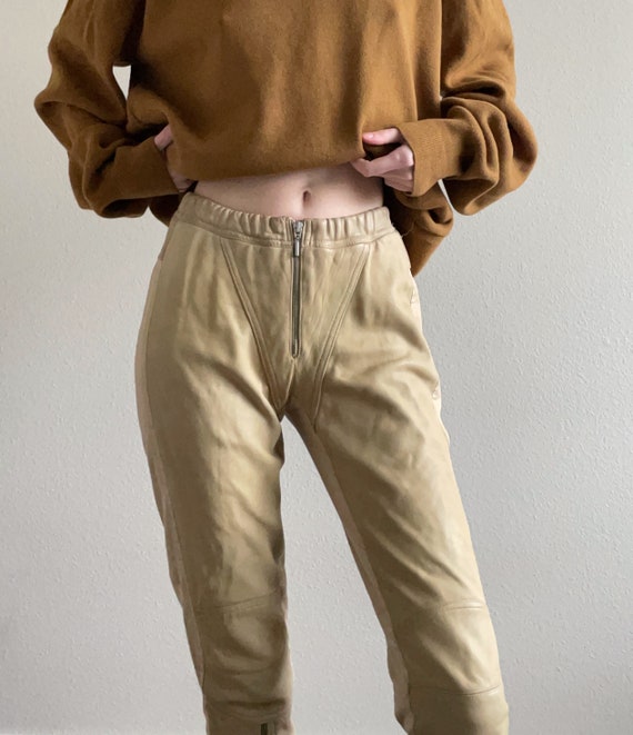 Plein Sud nylon pants Petite black pants Vintage XXS size 36