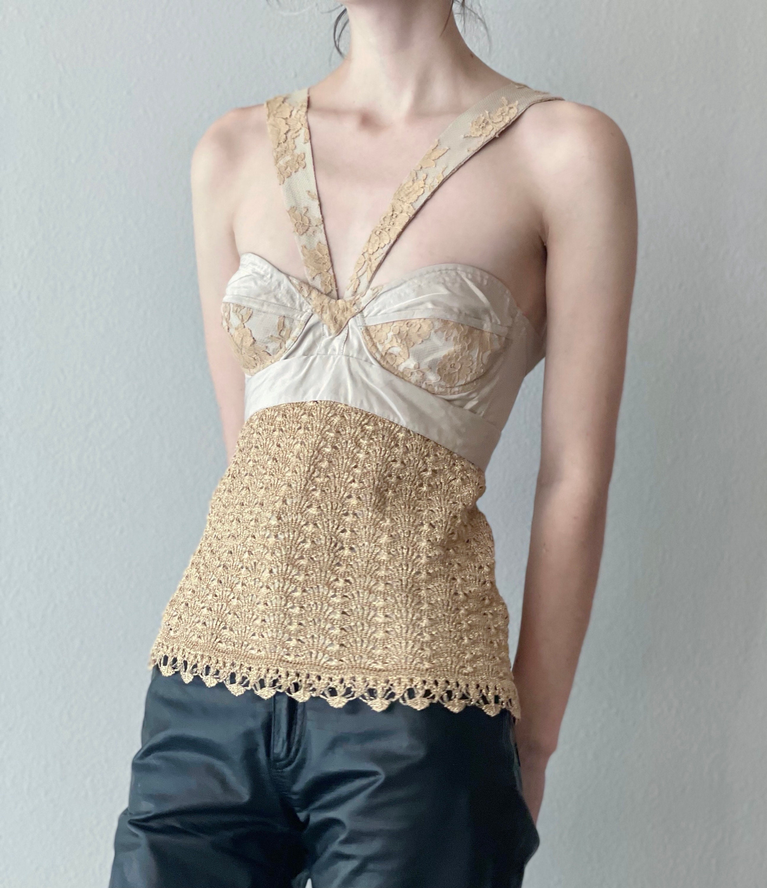 AD2011 コムデギャルソン フリル装飾袖 半身ベストジャケット | www