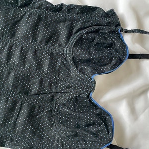 VS Blue Polka Dot Bustier (S)