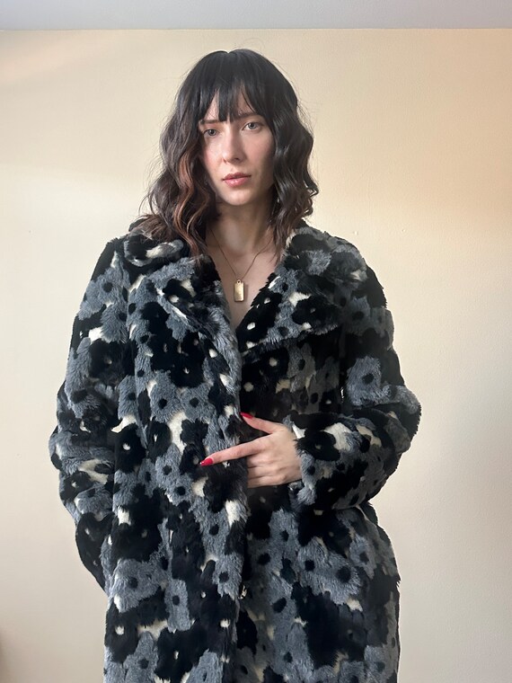 Betsey johnson faux fur jacket cheap