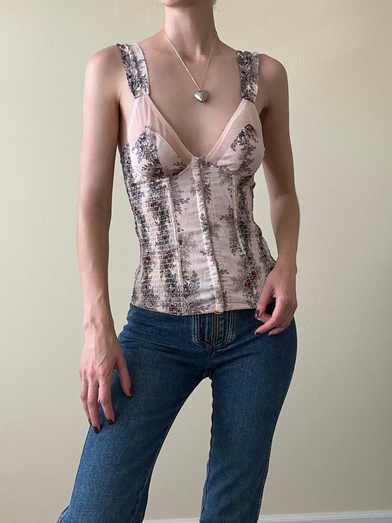 Vintage Kenzo Floral Bustier and Shorts Set, Size S #10150 - Etsy