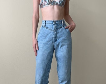 Vintage 90s classic blue jeans, size 27”