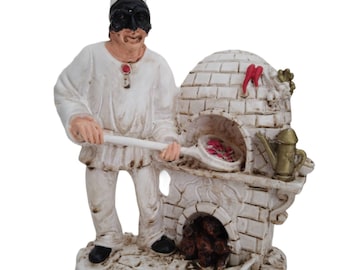 Pulcinella statue Pulcinella lucky horn Naples