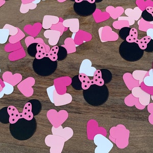 Disney Minnie Mouse Table Confetti | Minnie Mouse Birthday Party Sprinkles