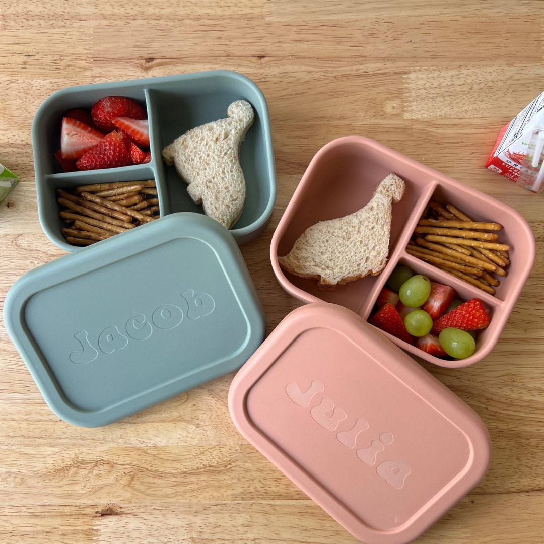 Custom Silicone Lunch Box With Personalization, Work or School Meal ...