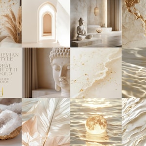 The Bohemian Lifestyle: Ethereal Wealth II Wht+Gld Stock photos| Spiritual Metaphysical Stock photos | Stock Images | Faceless Marketing
