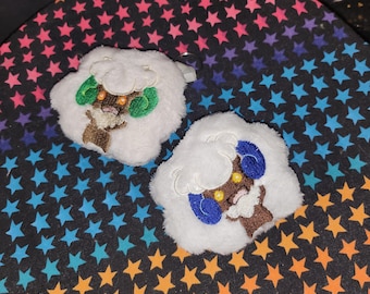 Fluffy Grass Fairy Keychain