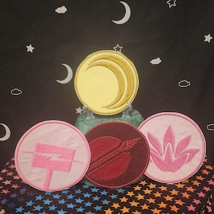 RWBY Team JNPR-symbolen Opstrijkpatches - Geborduurde patches