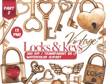 Alter Schlussel Clipart Etsy