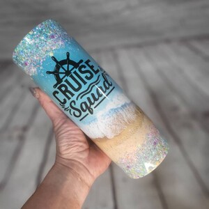 Cruise cups. Personalized cruise tumbler. Personalized beach cup. Vacation cup with name. Skinny tumbler. Stainless steel tumbler.