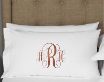 Personalized pillowcase. Monogram pillowcase. Name pillowcase. Custom pillowcase. Girl name pillowcase.
