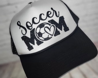 Soccer Mom hat. Soccer Mom trucker hat.