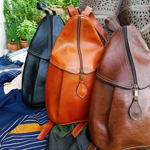 FAAR full skin leather backpack