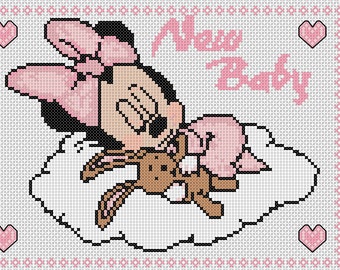 Mickey Cross Stitch Etsy