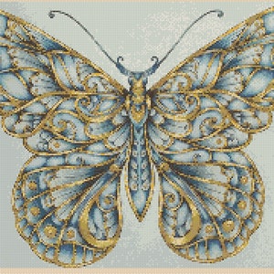 cross stitch chart 503 Butterfly no. 3
