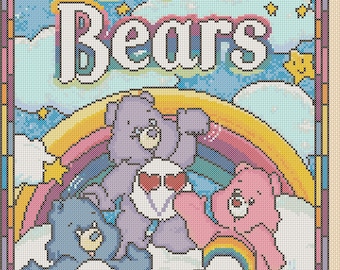 Care Bears cross stitch chart Care Bears 2a