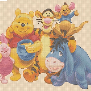 Winnie The Pooh cross stitch chart Winnie the Pooh and Friends 2