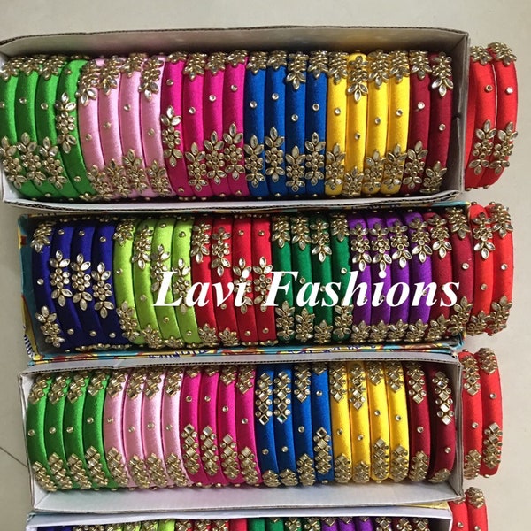 Silk thread bangles/ wedding/ festive/ party wear/ gifting/ saree bangle/ dress bangle