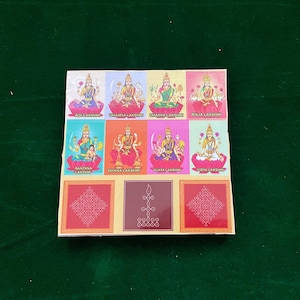 1 Ethnic astalakshmi kolam manai/ wall decor/ wall hangings/ backdrop decor/ wedding/ festival/ handmade