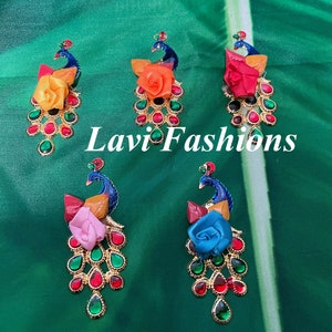Peacock Design Haldi Kumkum Packets Pack Of 10 | Pasupu Kumkum | Thamboolam Return Gifts | Wedding, Pooja, Housewarming Favors