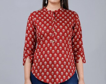 Short Kurti Etsy