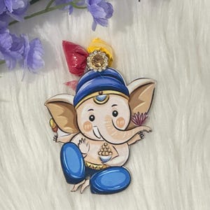 Bal Ganesha Haldi Kumkum Packets – Pack of 25, Indian Return Gifts, Thamboolam, Festive Favors, Wedding Gifts, Housewarming Gift