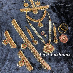 Ethnic Kids Bharatanatyam Jewelry Set/ Dance/ Festive/ Party - Etsy Ethnic Kids Bharatanatyam Jewelry Set/ Dance/ Festive/ Party - Etsy