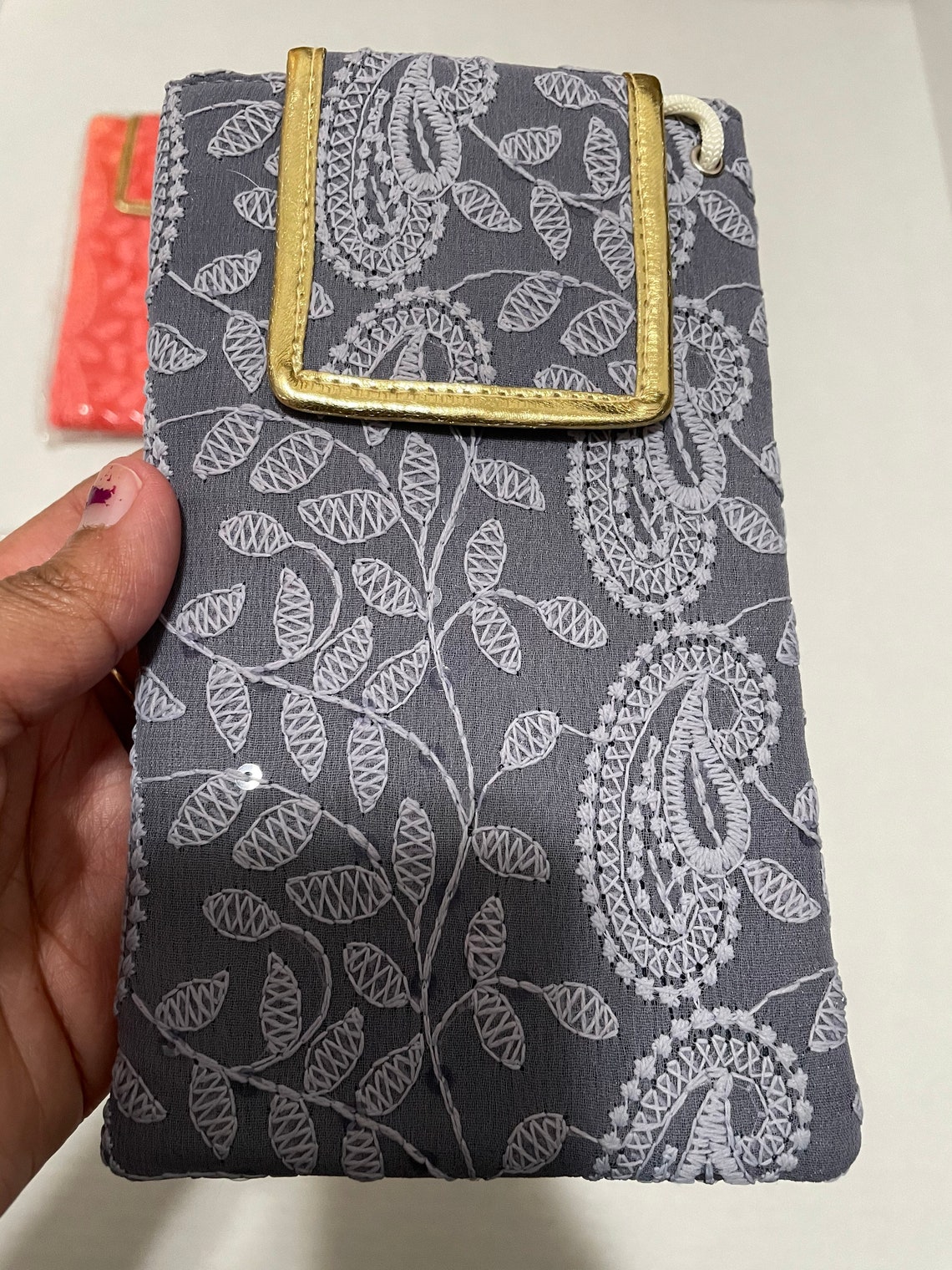 Mobile Pouch with handle/Return Gifts/ saree mobile bags/ Etsy