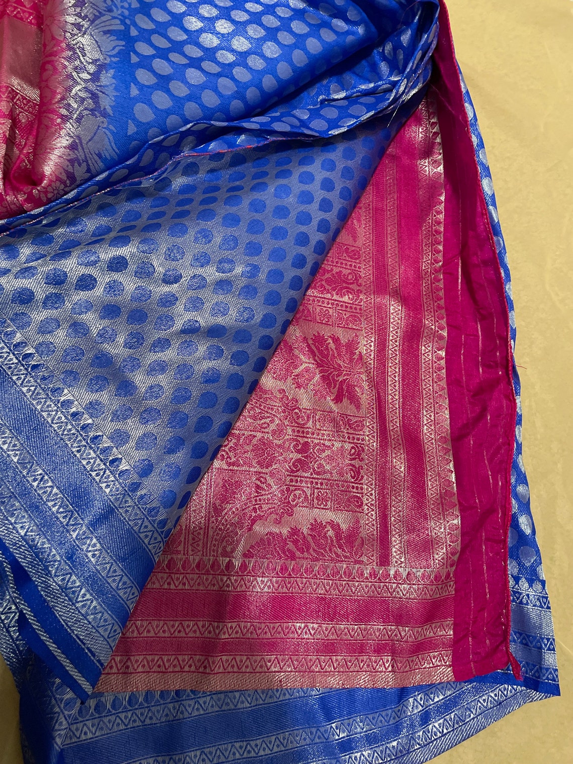 Indian Women Kubera pattu Saree with stitched blouse/ festive/ | Etsy