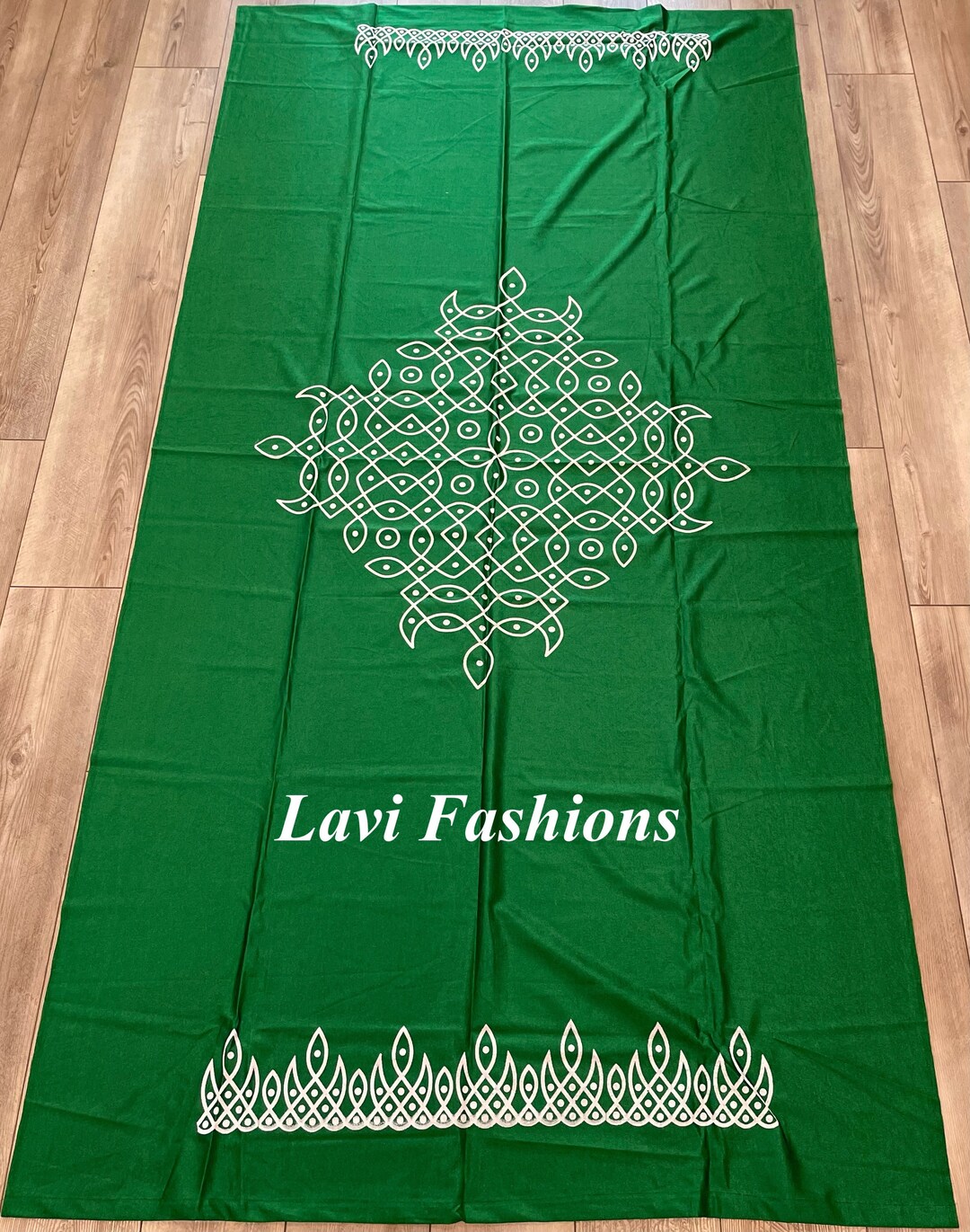 Crushed Satin 3D Printed Fabric Kollam Backdrop Cloth/ Back Drop for