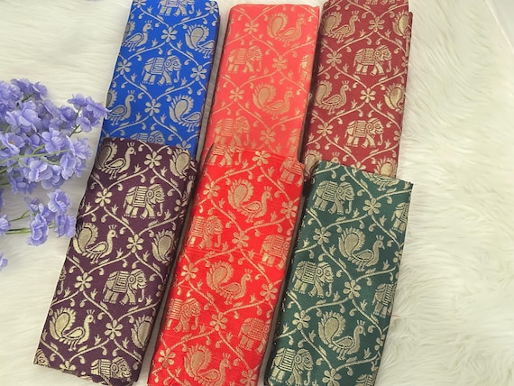 Banaras Designer Blouse Pieces – Thamboolam Return Gifts Indian