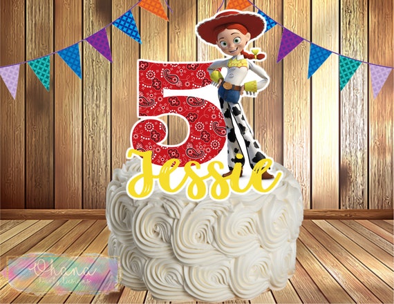 Jessie Cake Topper Toy Story Cake Topper Etsy