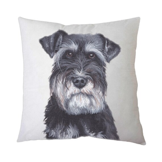 Pillow: Schnauzer | Etsy Schnauzer pillow pet | Etsy